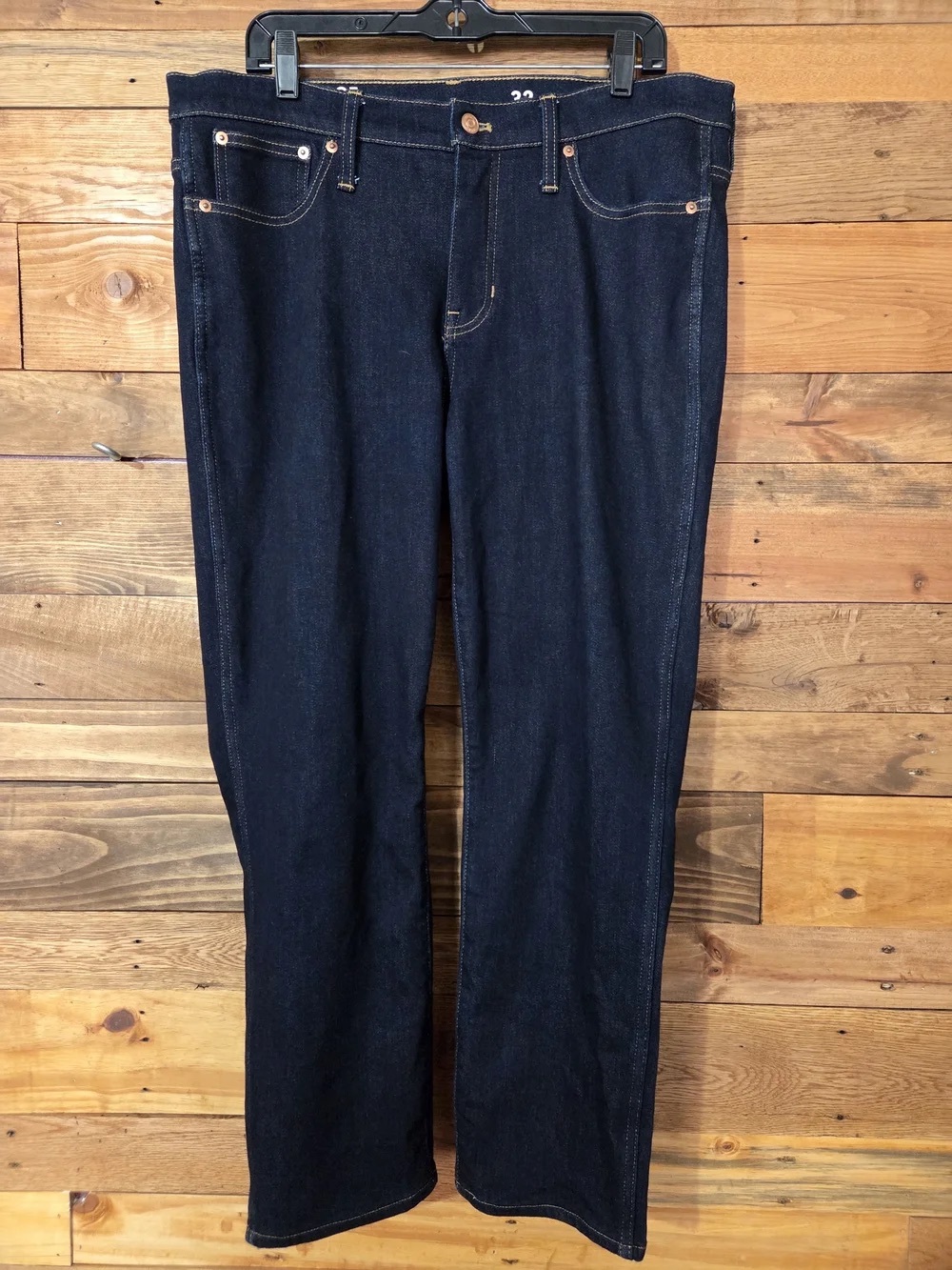 Men's Dark Indigo Straight-Leg Jeans